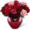 17-V4 Bouquet de roses FTD Garde moi dans ton coeur