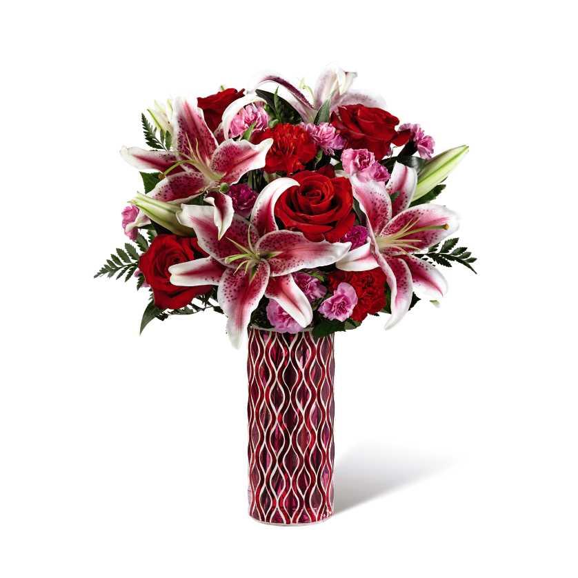 17-V1CAS Bouquet Romance durable de FTD 