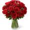 B23-4375 Le bouquet de roses Romance en rouge de FTD®