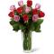 B23-4386 Le bouquet Roses rouges et lavande de FTD®