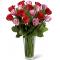 B23-4386 Le bouquet Roses rouges et lavande de FTD®